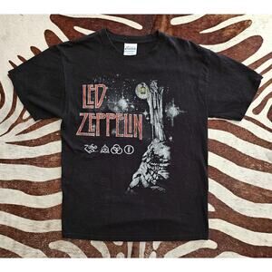 Vintage 2007 Led Zeppelin The Hermit T Shirt Adult Med Hanes Heavyweight